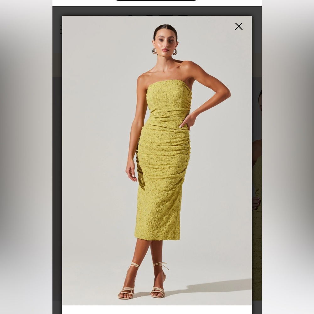 Green midi astr the label Dress
